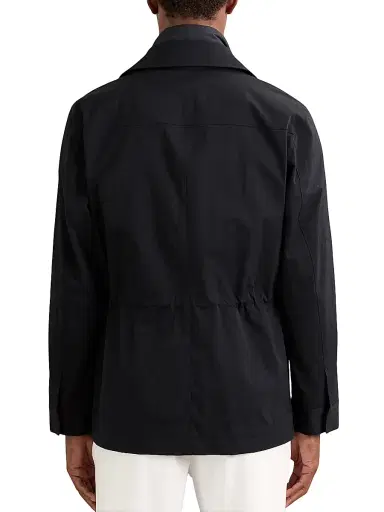 Reiss Men's Bryson Safari Jacket - Navy | Thumbnail 4