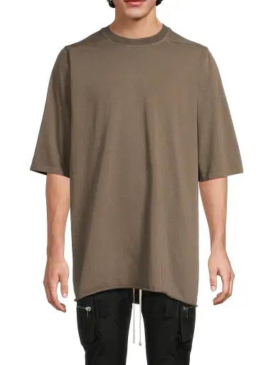 Rick Owens Men's Oversized Cotton T-Shirt - Dust - Size XXL | Thumbnail 3