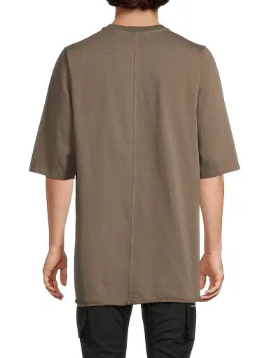 Rick Owens Men's Oversized Cotton T-Shirt - Dust - Size XXL | Thumbnail 5