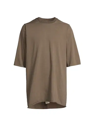 Rick Owens Men's Oversized Cotton T-Shirt - Dust - Size XXL | Thumbnail 1
