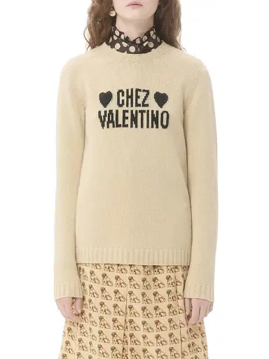 Valentino Garavani Women's Chez Sweater - Birch Black - Size XL | Thumbnail 2