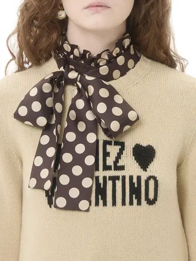 Valentino Garavani Women's Chez Sweater - Birch Black - Size XL | Thumbnail 5