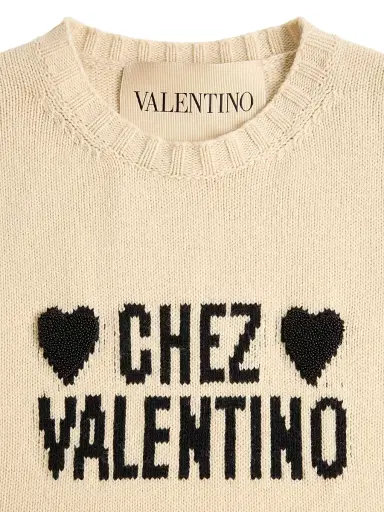 Valentino Garavani Women's Chez Sweater - Birch Black - Size XL | Thumbnail 6