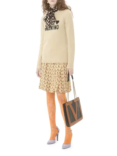 Valentino Garavani Women's Chez Sweater - Birch Black - Size XL | Thumbnail 7