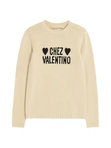Valentino Garavani Women's Chez Sweater - Birch Black - Size XL | Thumbnail 1