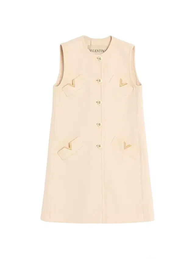 Valentino Garavani Women's Compact Drap Gilet - Birch