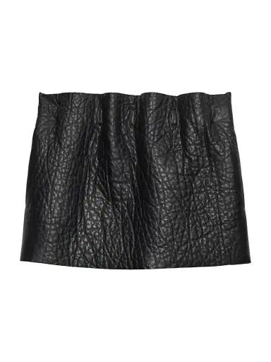 Prada Women's Nappa Leather Mini Skirt - Brown | Thumbnail 6