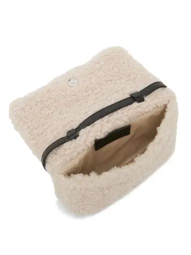Marni Men's Faux Fur Pochette - Silk White | Thumbnail 3