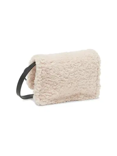 Marni Men's Faux Fur Pochette - Silk White | Thumbnail 4