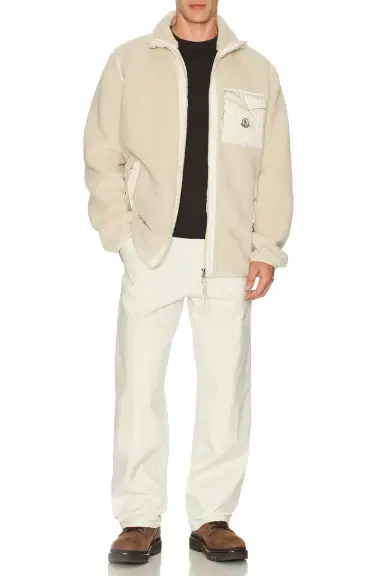 Moncler Fleece Zip Up Cardigan | Thumbnail 5 Moncler Fleece Zip Up Cardigan | Thumbnail 5