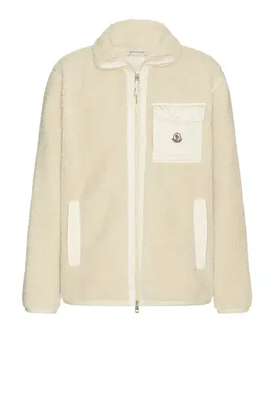 Moncler Fleece Zip Up Cardigan | Thumbnail 1 Moncler Fleece Zip Up Cardigan | Thumbnail 1