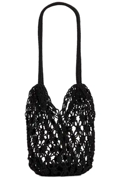 Saint Laurent Small Shopping Crochet Bag | Thumbnail 3 Saint Laurent Small Shopping Crochet Bag | Thumbnail 3