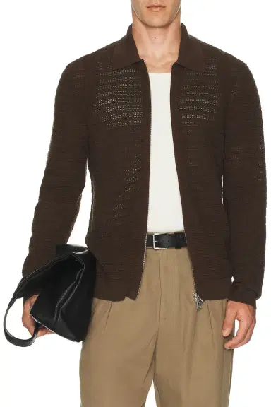 NN07 Gustav Long Sleeve Zip Sweater | Thumbnail 3