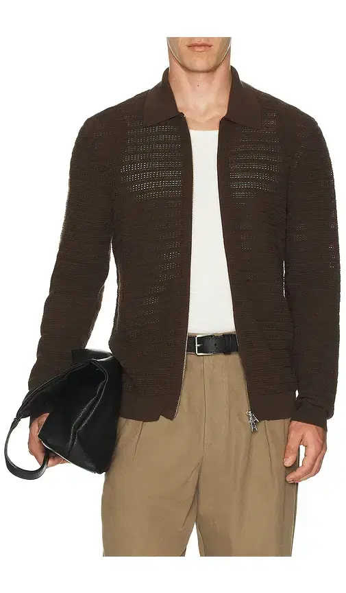 NN07 Gustav Long Sleeve Zip Sweater