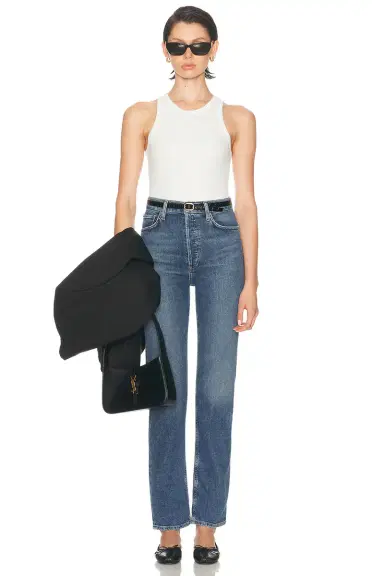 AGOLDE 90s Pinch Waist Long High Rise Straight Jeans | Thumbnail 7 AGOLDE 90s Pinch Waist Long High Rise Straight Jeans | Thumbnail 7