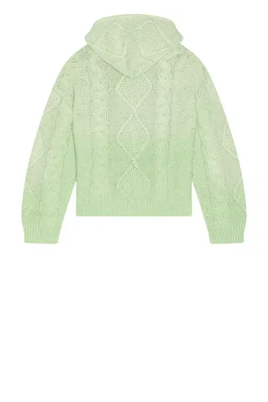 Found Found Zip Up Cable Knit Hoodie | Thumbnail 6 Found Found Zip Up Cable Knit Hoodie | Thumbnail 6