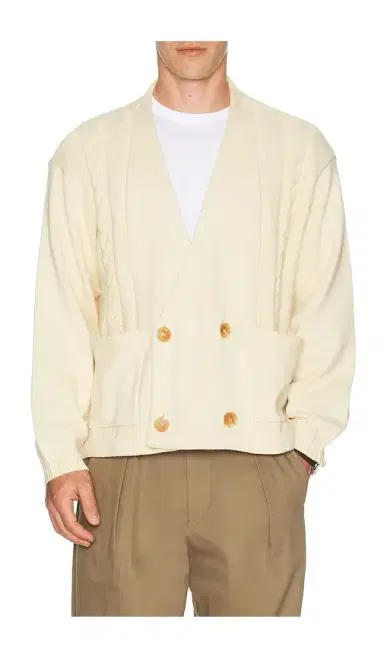 Found Found Double Breasted Cable Knit Cardigan | Thumbnail 1