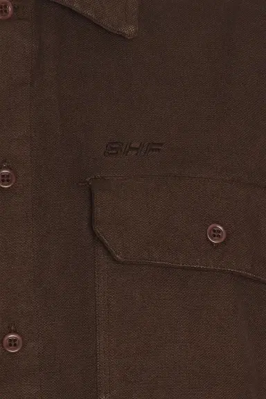 Sky High Farm Workwear Canvas Work Overshirt Woven | Thumbnail 3
