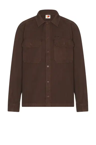 Sky High Farm Workwear Canvas Work Overshirt Woven | Thumbnail 1