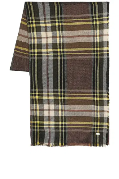 Saint Laurent Large Fringed Scarf | Thumbnail 1 Saint Laurent Large Fringed Scarf | Thumbnail 1