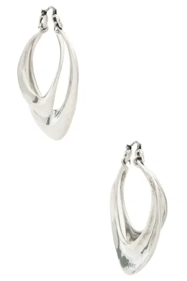 Saint Laurent Double Hoop Earrings | Thumbnail 1