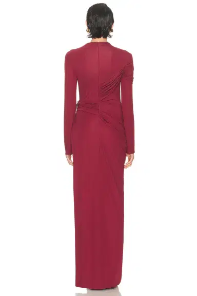 SIMKHAI Izadora Longsleeve Midi Dress | Thumbnail 4