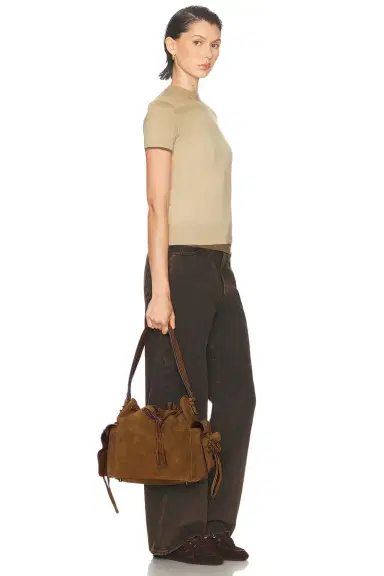Acne Studios Multipocket Bucket Suede Bag | Thumbnail 2 Acne Studios Multipocket Bucket Suede Bag | Thumbnail 2