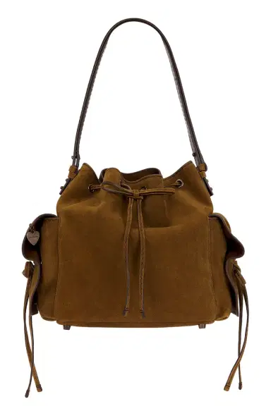 Acne Studios Multipocket Bucket Suede Bag | Thumbnail 1 Acne Studios Multipocket Bucket Suede Bag | Thumbnail 1