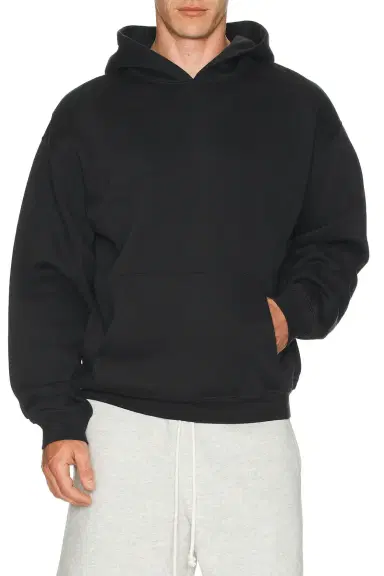 Skims Fleece Relaxed Hoodie | Thumbnail 3