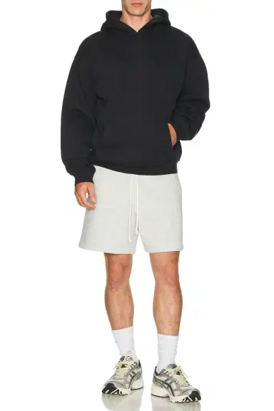 Skims Fleece Relaxed Hoodie | Thumbnail 4