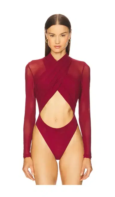 Bardot Aliyah Wrap Bodysuit | Thumbnail 2