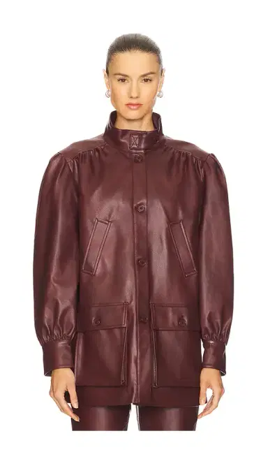 Bardot Clements Faux Leather Jacket | Thumbnail 2 Bardot Clements Faux Leather Jacket | Thumbnail 2