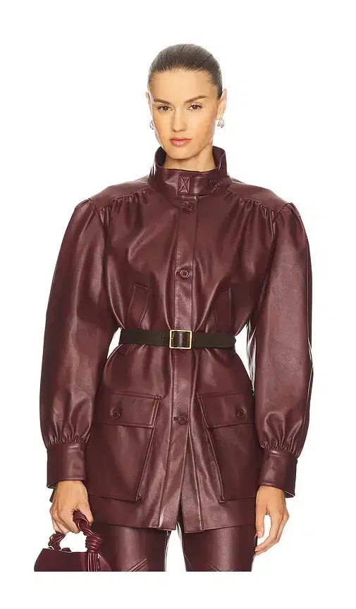 Bardot Clements Faux Leather Jacket