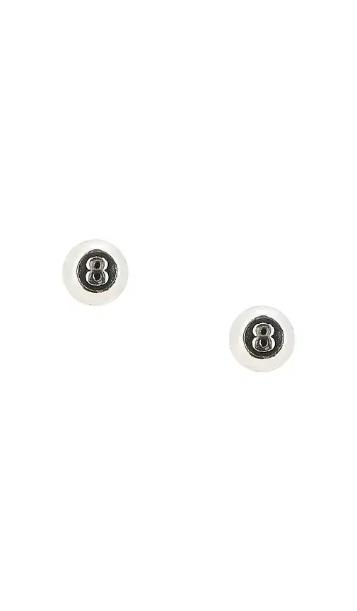 Two Jeys 8 Ball Earrings