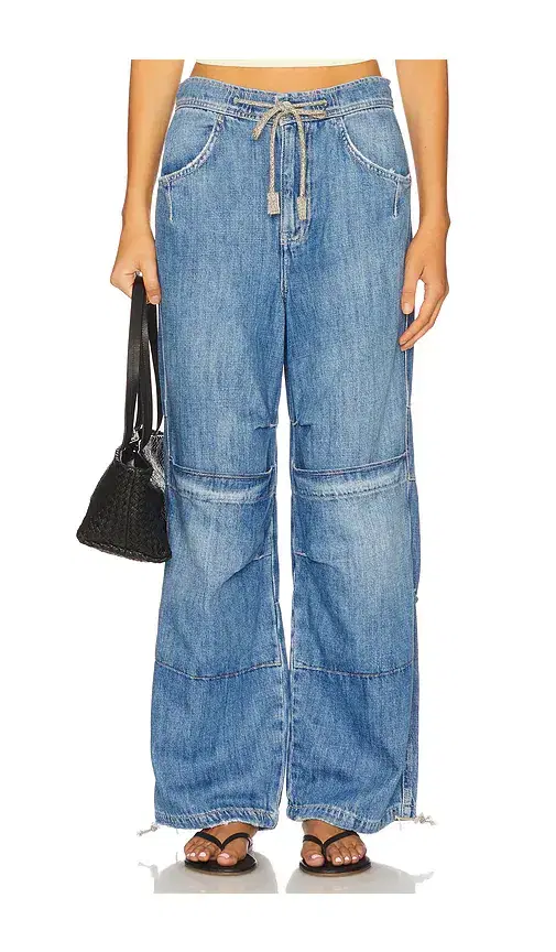 Free People x We The Free Logan Cinched Cargo Jean In Harper
