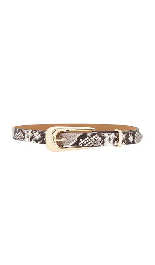 Large Signature Buckle Belt