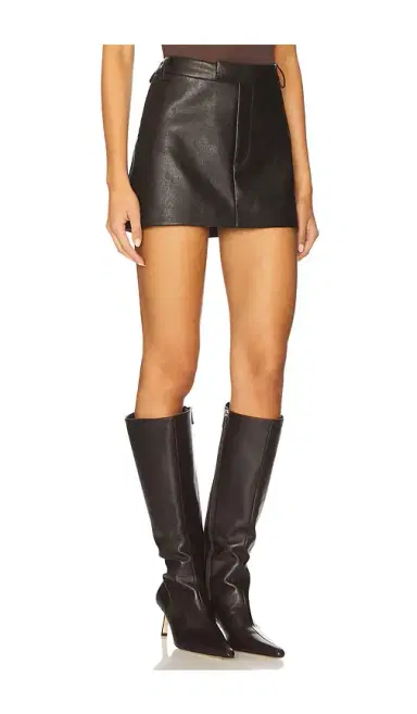 Bardot Maika Faux Leather Mini Skirt | Thumbnail 2 Bardot Maika Faux Leather Mini Skirt | Thumbnail 2