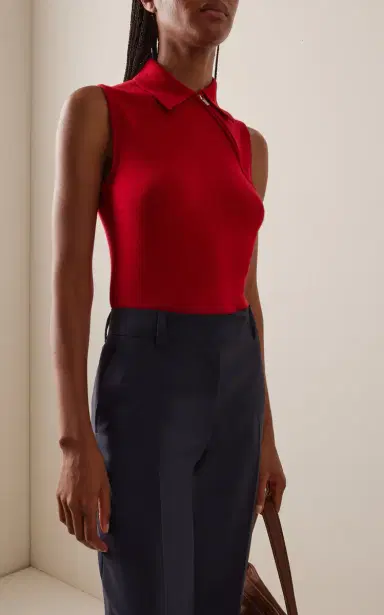 Miu Miu Cashmere Polo Shirt | Thumbnail 2