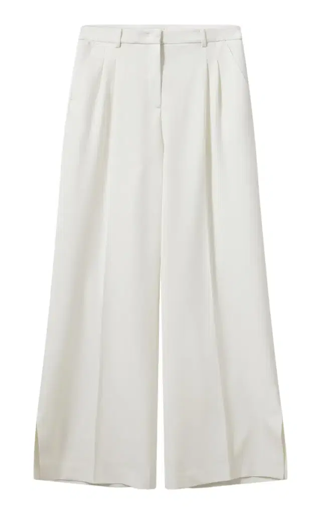 Pisano Wide-Leg Suiting Pants