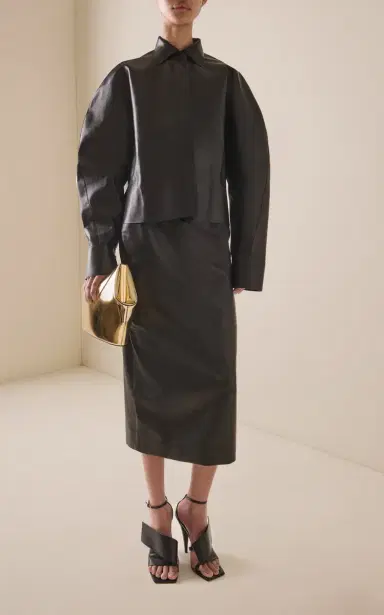 Givenchy Cocoon Leather Shirt | Thumbnail 3 Givenchy Cocoon Leather Shirt | Thumbnail 3