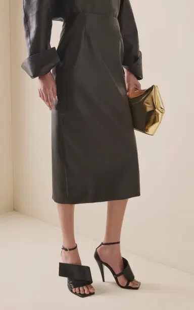 Givenchy Leather Midi Pencil Skirt | Thumbnail 3 Givenchy Leather Midi Pencil Skirt | Thumbnail 3