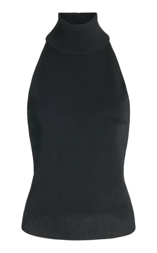 Open-Back Knit Top