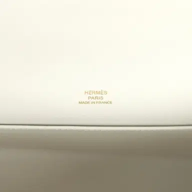 HERMÈS Hermes Kelly Pochette White Swift Gold Hardware | Thumbnail 7 HERMÈS Hermes Kelly Pochette White Swift Gold Hardware | Thumbnail 7