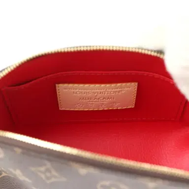 Louis Vuitton Louis Vuitton X Takashi Murakami Cherry Cosmetic Pouch Brown Monogram Gold Hardware | Thumbnail 8