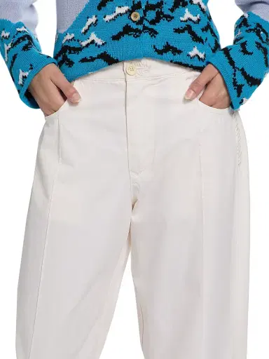 The Elder Statesman Women's Bender Cotton Chino Pants | Thumbnail 6 The Elder Statesman Women's Bender Cotton Chino Pants | Thumbnail 6
