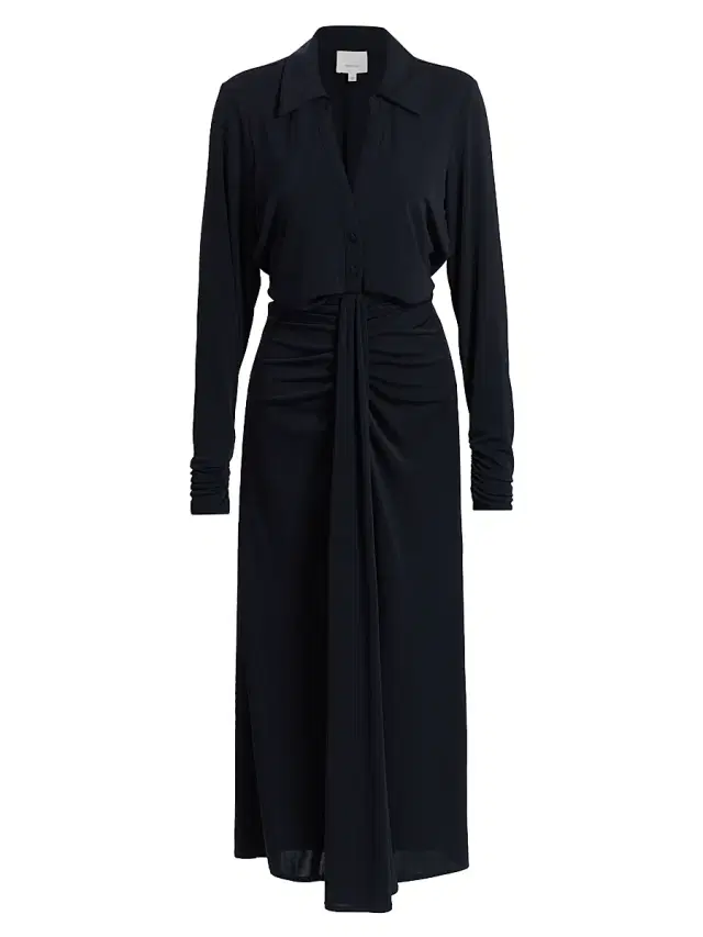 Cinq à Sept Women's Seferina Midi-Shirtdress - Navy