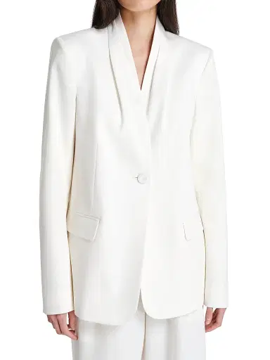 TWP Women's New Linen Single-Breasted Dinner Jacket | Thumbnail 3 TWP Women's New Linen Single-Breasted Dinner Jacket | Thumbnail 3