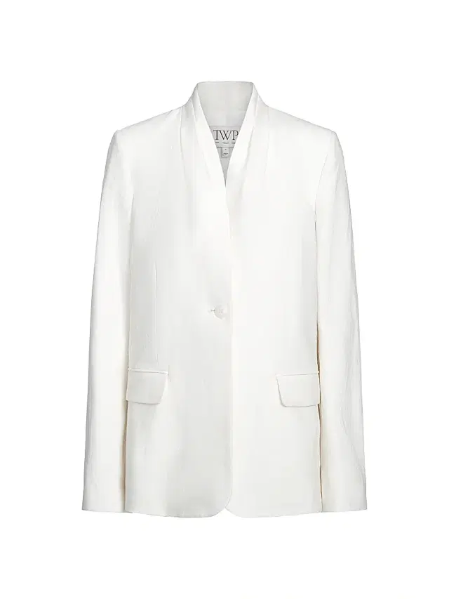TWP Women's New Linen Single-Breasted Dinner Jacket - Ivoire