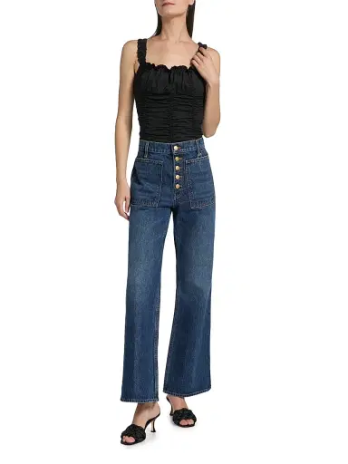 Ulla Johnson Women's The Lou High-Rise Jeans | Thumbnail 2 Ulla Johnson Women's The Lou High-Rise Jeans | Thumbnail 2