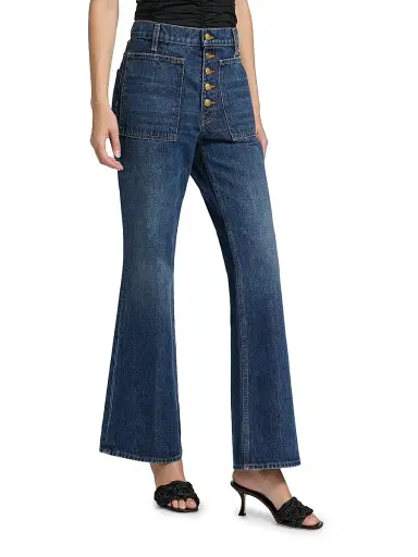 Ulla Johnson Women's The Lou High-Rise Jeans | Thumbnail 4 Ulla Johnson Women's The Lou High-Rise Jeans | Thumbnail 4